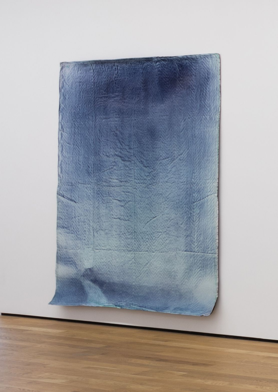 Jeremy Everett, Padded Painting, 2018, paint on blanket, 80 x 72 in. (203 x 183 cm.,) Edouard Malingue Gallery, Hong Kong, Shanghai