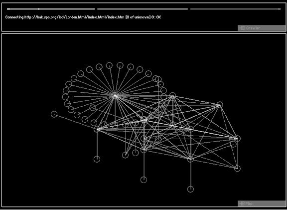 I/O/D, The Webstalker, 1997, web-based software, dimensions variable