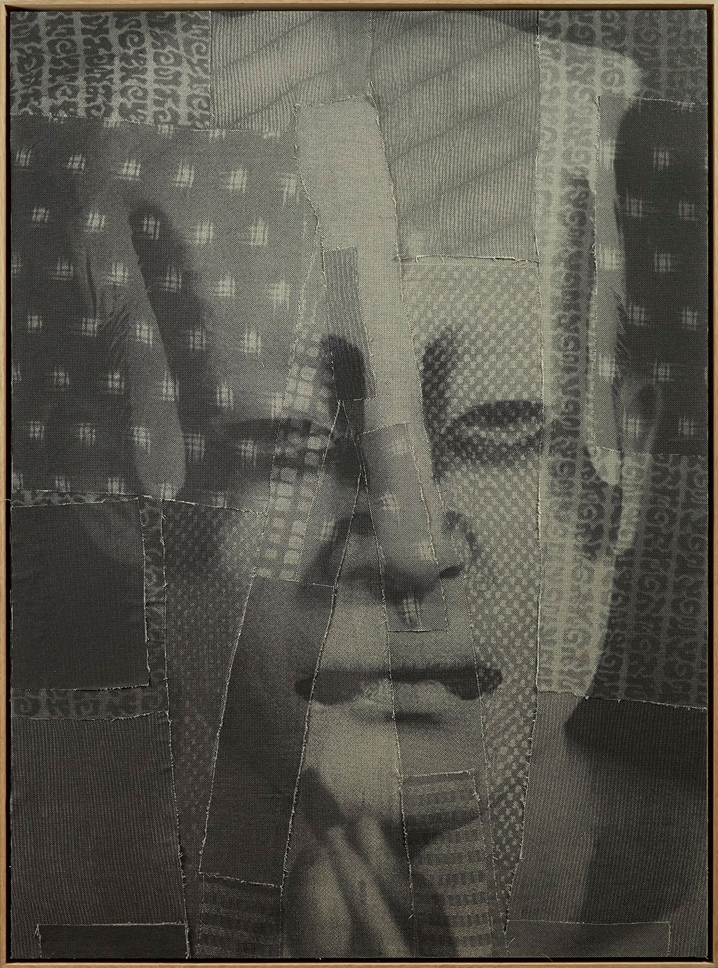David Noonan, Untitled, 2013, silkscreen on paper, framed: 38 × 29 × 1 in.