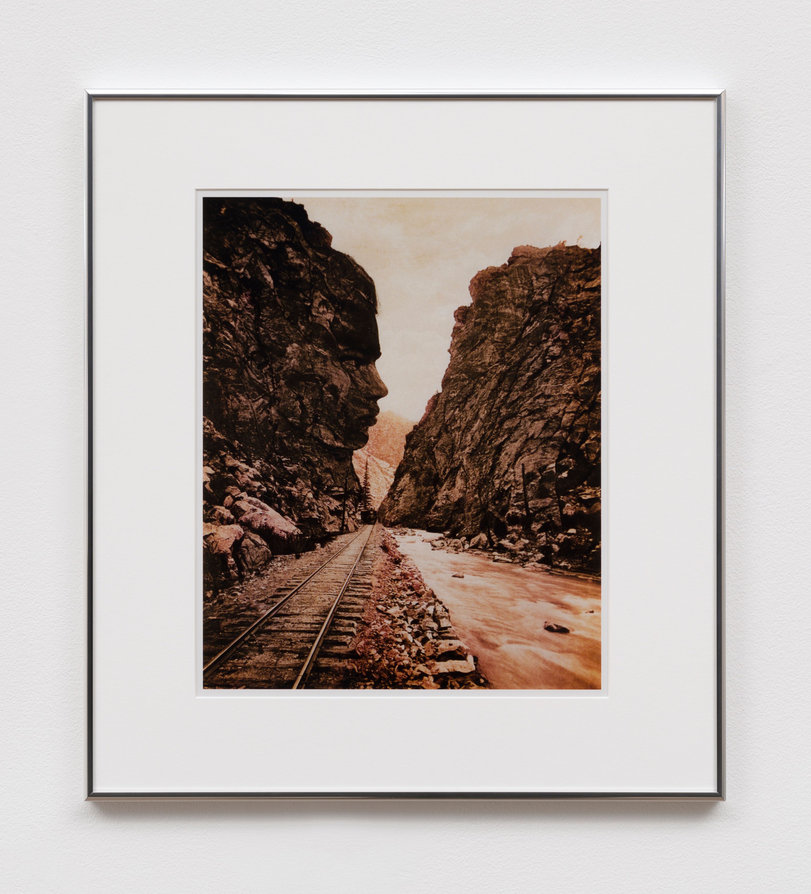 Erin Calla Watson, Clear Creek Canyon above the Forks, 2023, chromogenic print, 14 x 11 9/16 in. (35.56 x 29.39 cm) (image size), 18 x 20 in. (45.72 x 50.08 cm) (framed size), edition of 3 with 2 AP