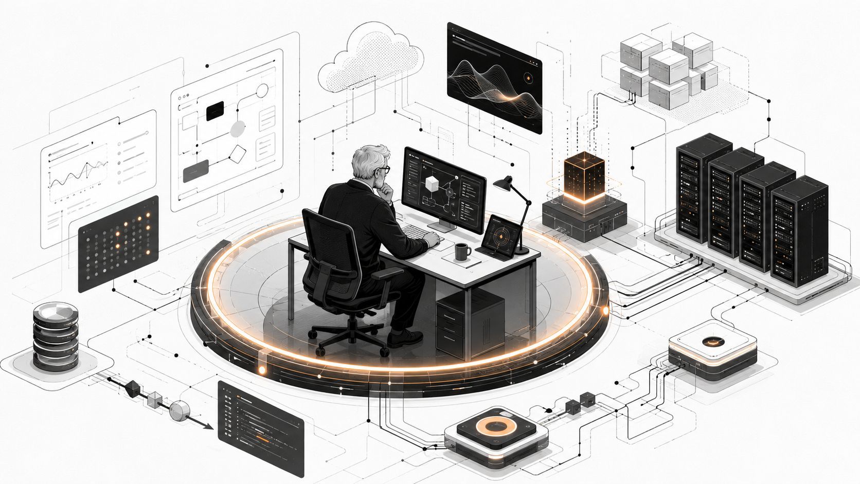 A forward deployed engineer embedded inside a client's production environment and workflows.