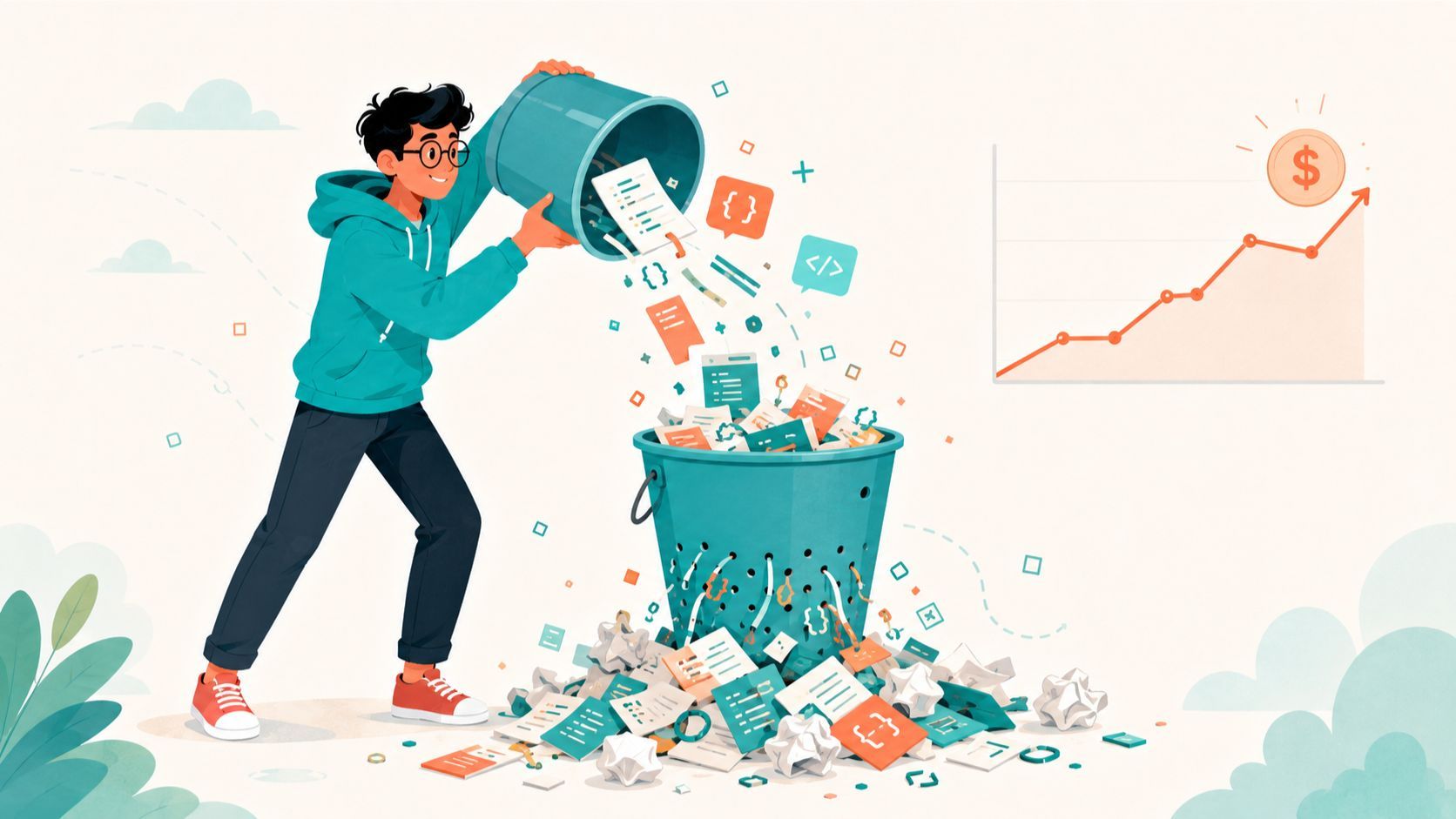 The hidden bill / code churn in vibe coding