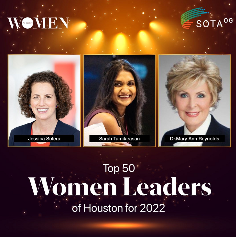 Our CEO is recognized as one of the Top 50 Women Leaders of Houston for 2022