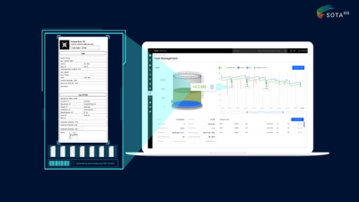 This screen shows a SOATAG software interface for their Tank Management system.