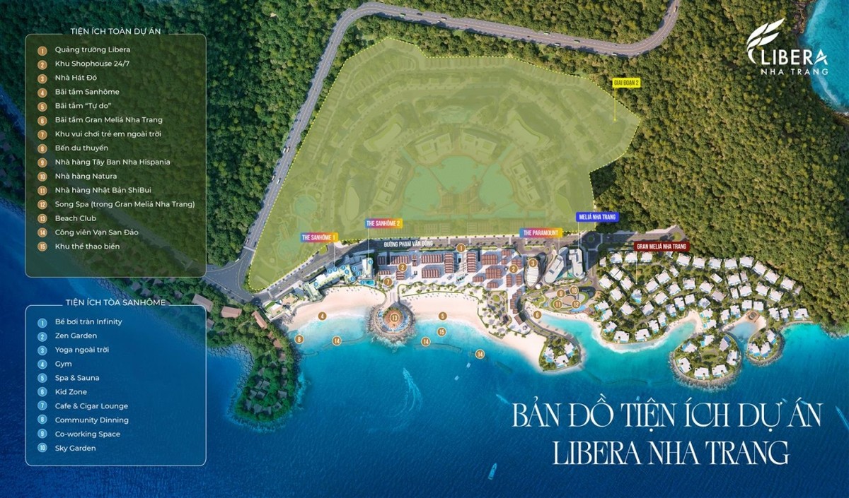 Tiện ích toàn dự án Libera Nha Trang