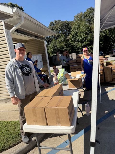Food Boxes for families.