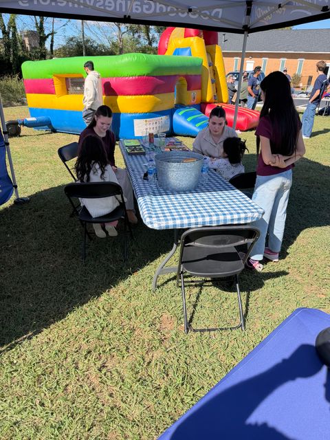 Face painting offered for the kiddos