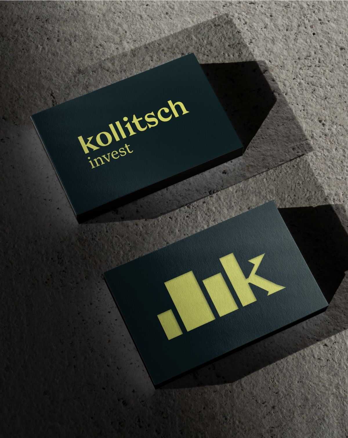 Visitenkarten mit Logo und Signet