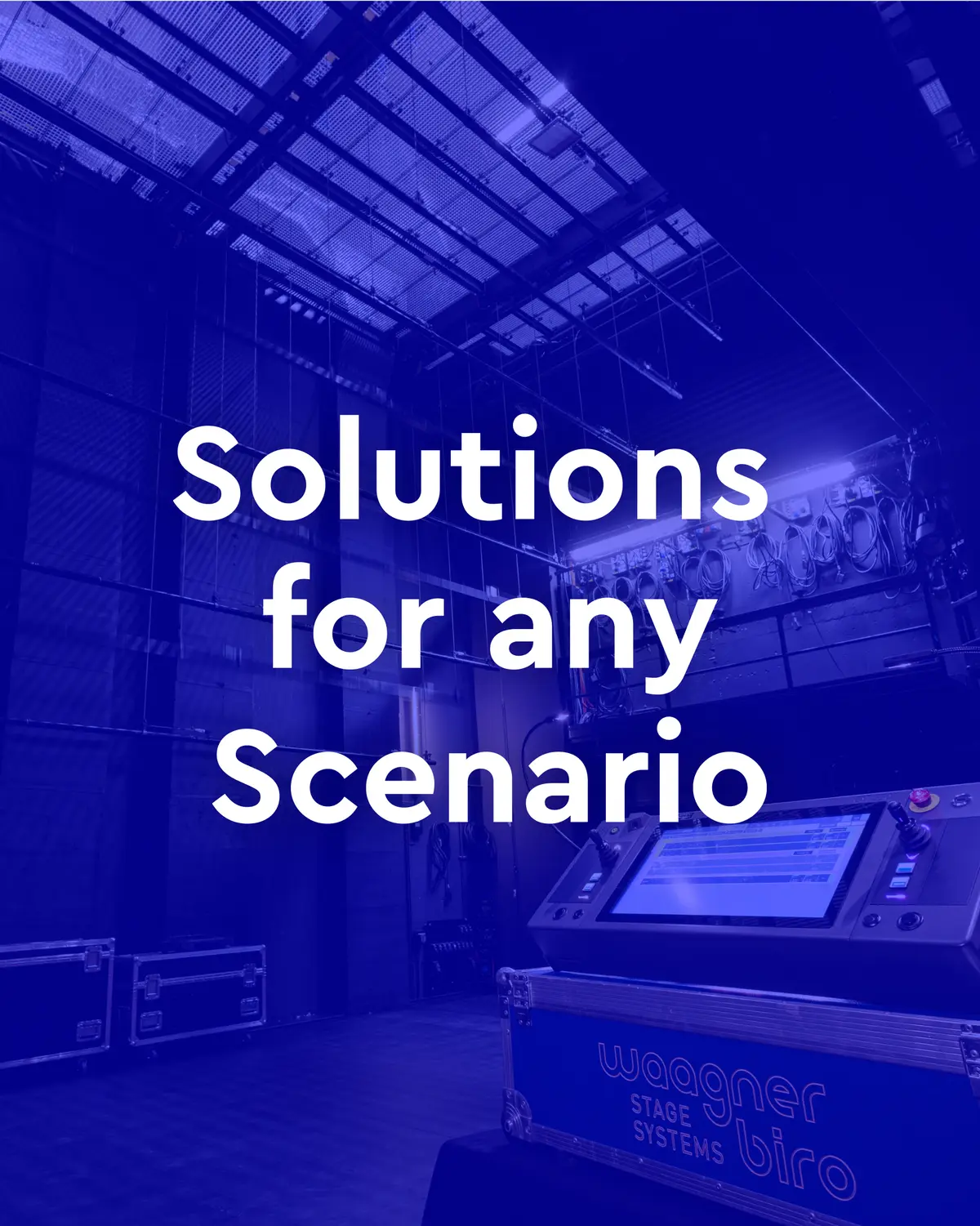 Schriftzug auf blau gefärbtem Bild