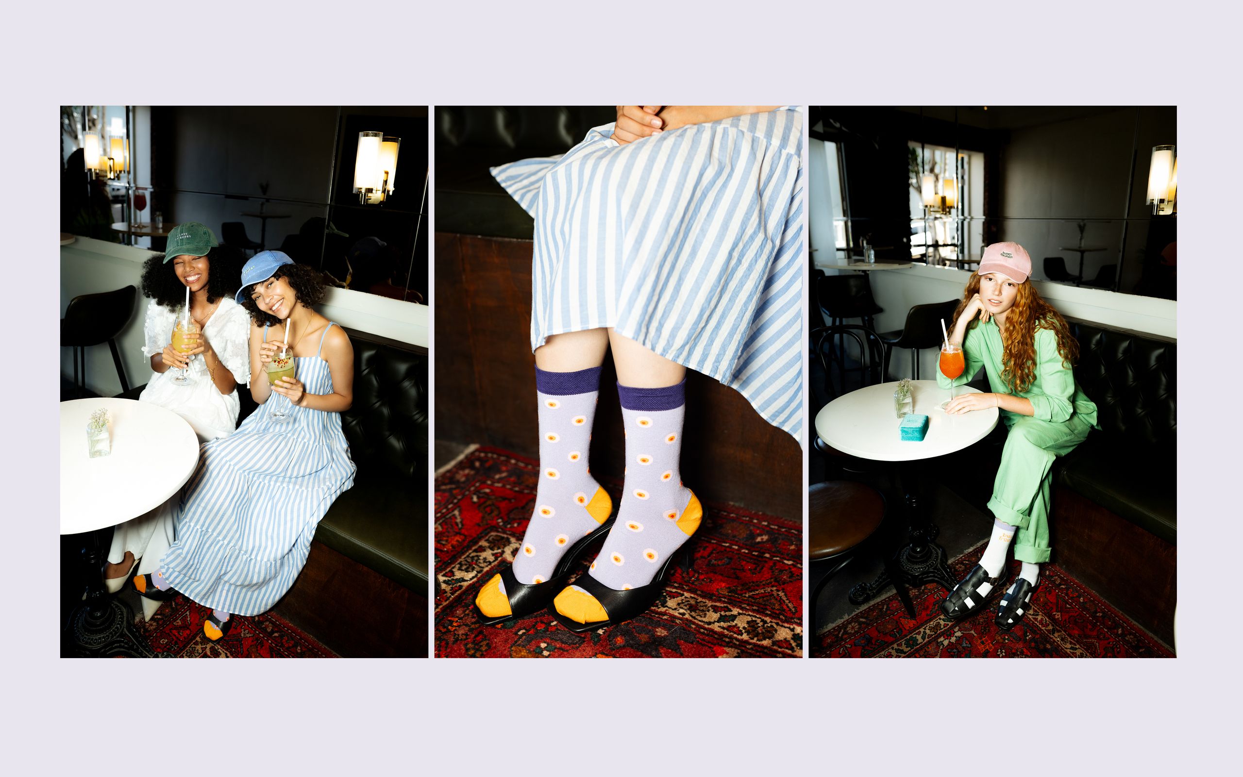 Collage aus Fotografien aus Coffeeshop Setting