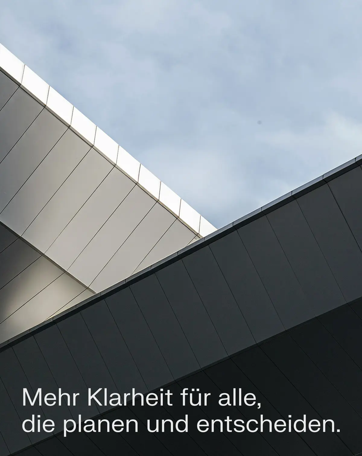 Optimuse Claim auf Moderner Architektur