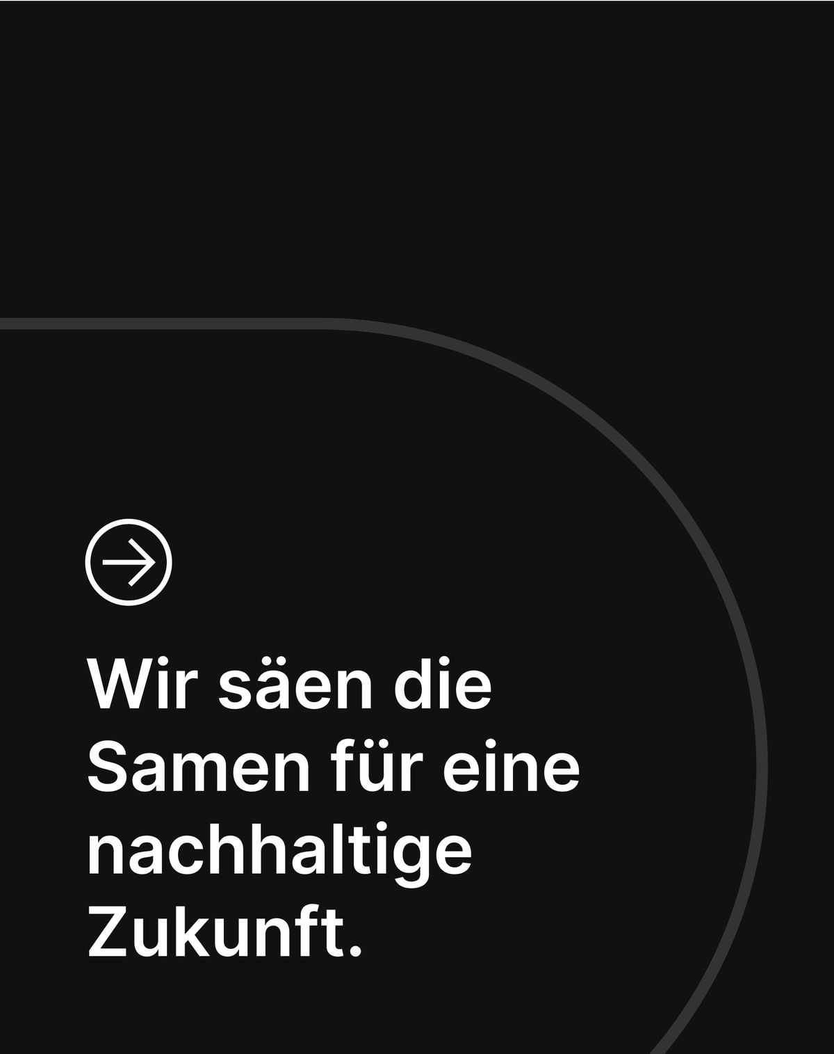 CTA-Claim steht auf schwarzem Hintergrund