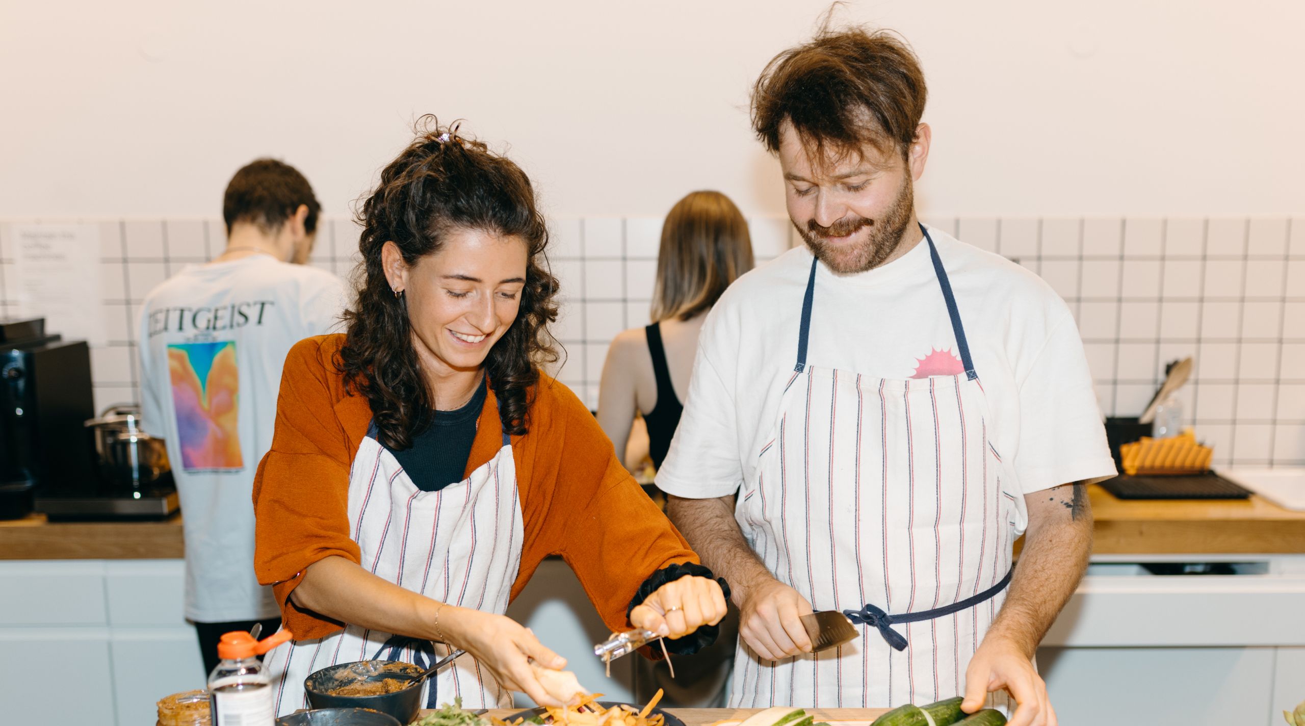 Pat und Carina kochen