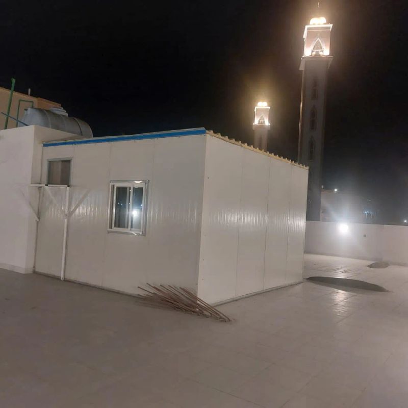 مشروع ساندوتش بانل #2 بجدة - أعمال تصميم وتركيب متقنة من مؤسسة الأفق للمظلات