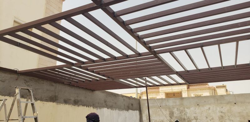 مشروع برجولات وتظليل #30 بجدة - أعمال تصميم وتركيب متقنة من مؤسسة الأفق للمظلات