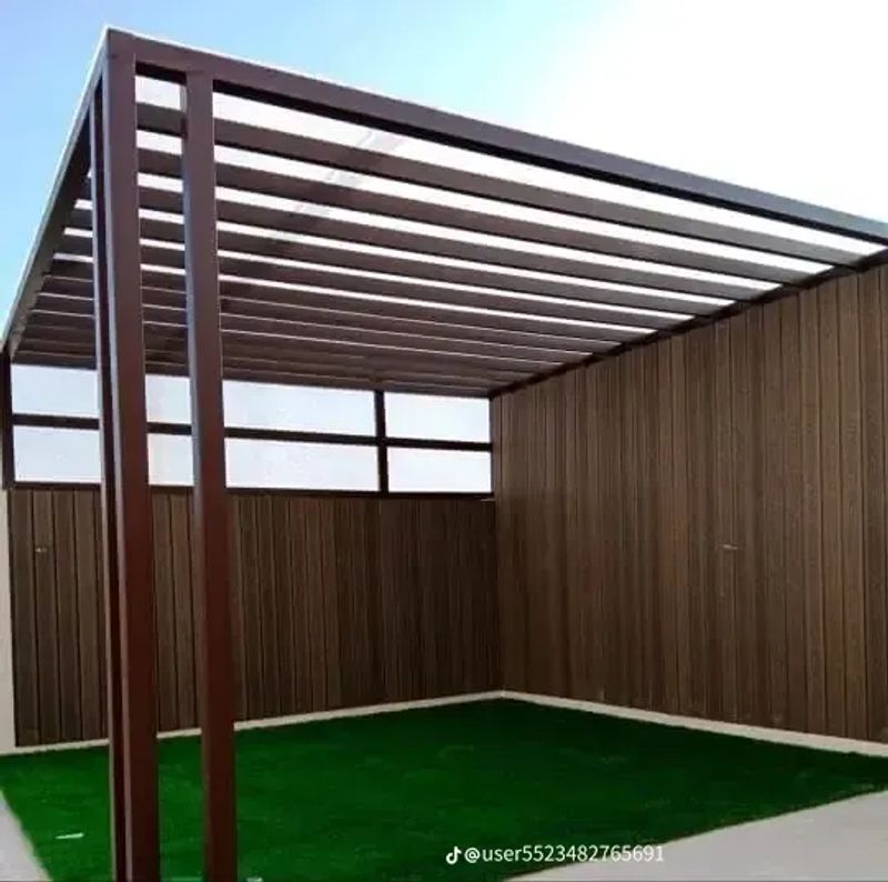 مشروع برجولات وتظليل #25 بجدة - أعمال تصميم وتركيب متقنة من مؤسسة الأفق للمظلات
