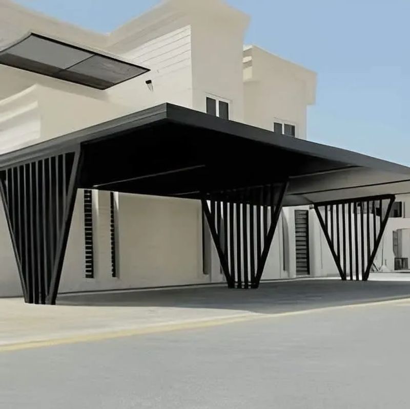 مشروع برجولات وتظليل #9 بجدة - أعمال تصميم وتركيب متقنة من مؤسسة الأفق للمظلات