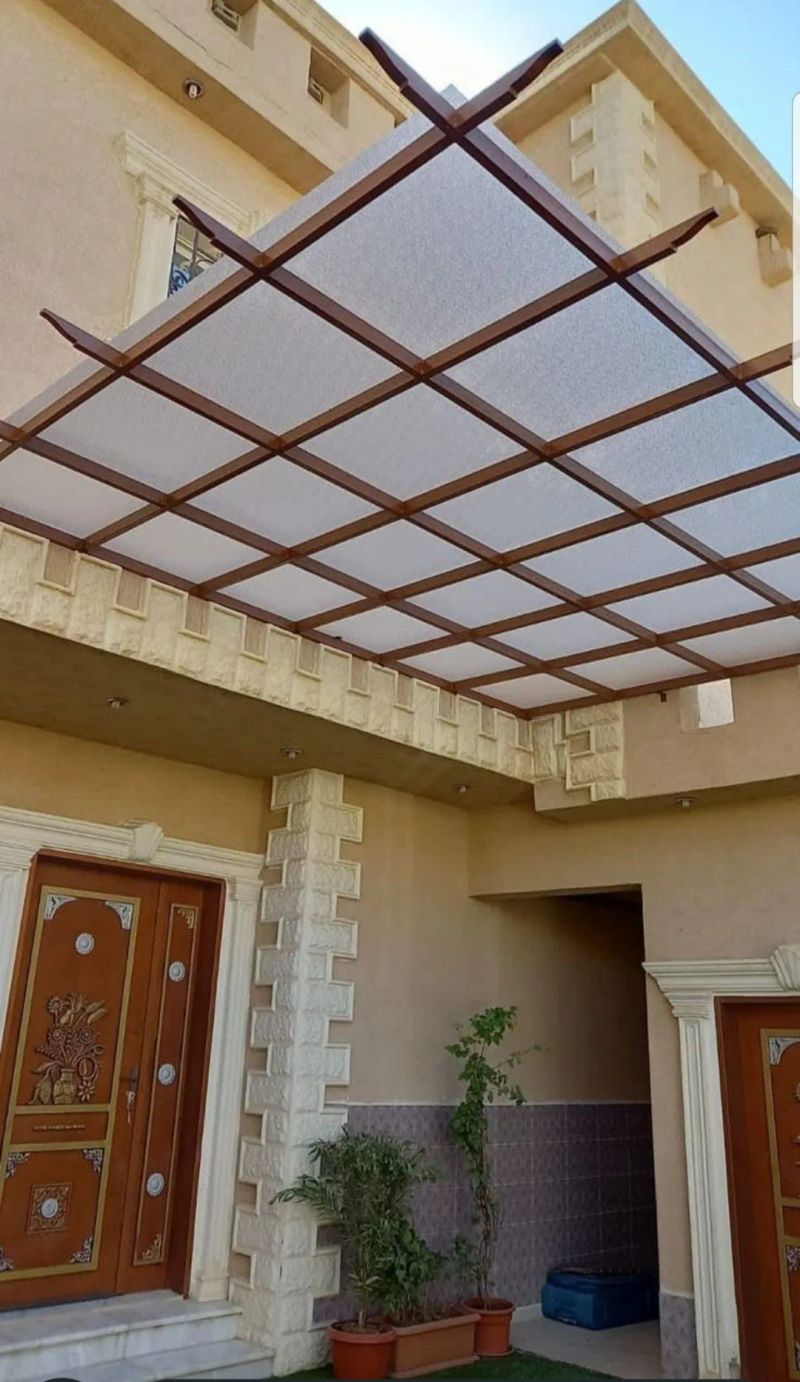 مشروع برجولات وتظليل #29 بجدة - أعمال تصميم وتركيب متقنة من مؤسسة الأفق للمظلات
