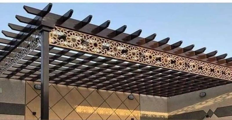 مشروع برجولات وتظليل #7 بجدة - أعمال تصميم وتركيب متقنة من مؤسسة الأفق للمظلات