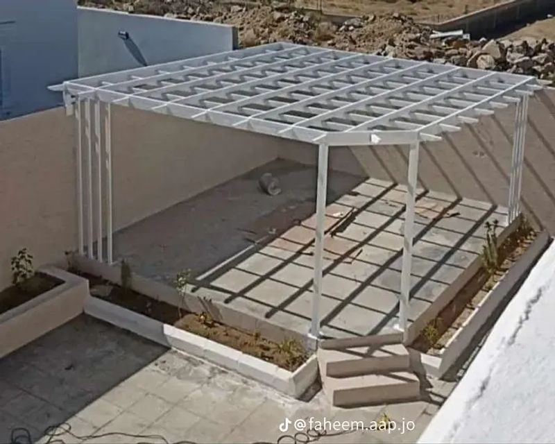 مشروع برجولات وتظليل #5 بجدة - أعمال تصميم وتركيب متقنة من مؤسسة الأفق للمظلات