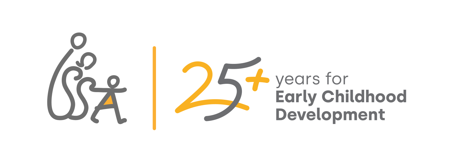 ISSA – 25+ years for Early Childhood Development logo