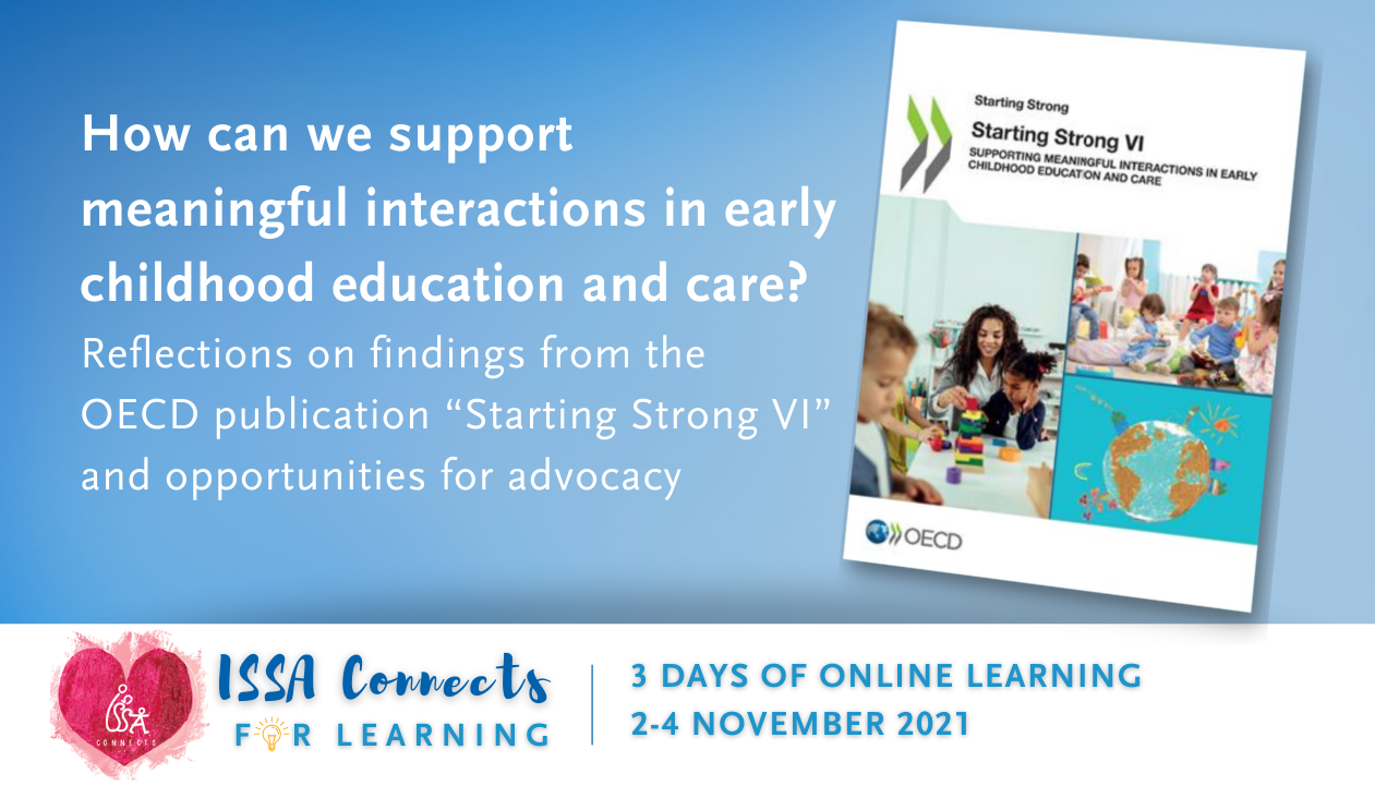 ISSA Connects: How Can We Support Meaningful Interactions in Early Childhood Education and Care?