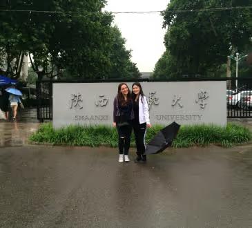 Perizat Mukashova today, at a university entrance