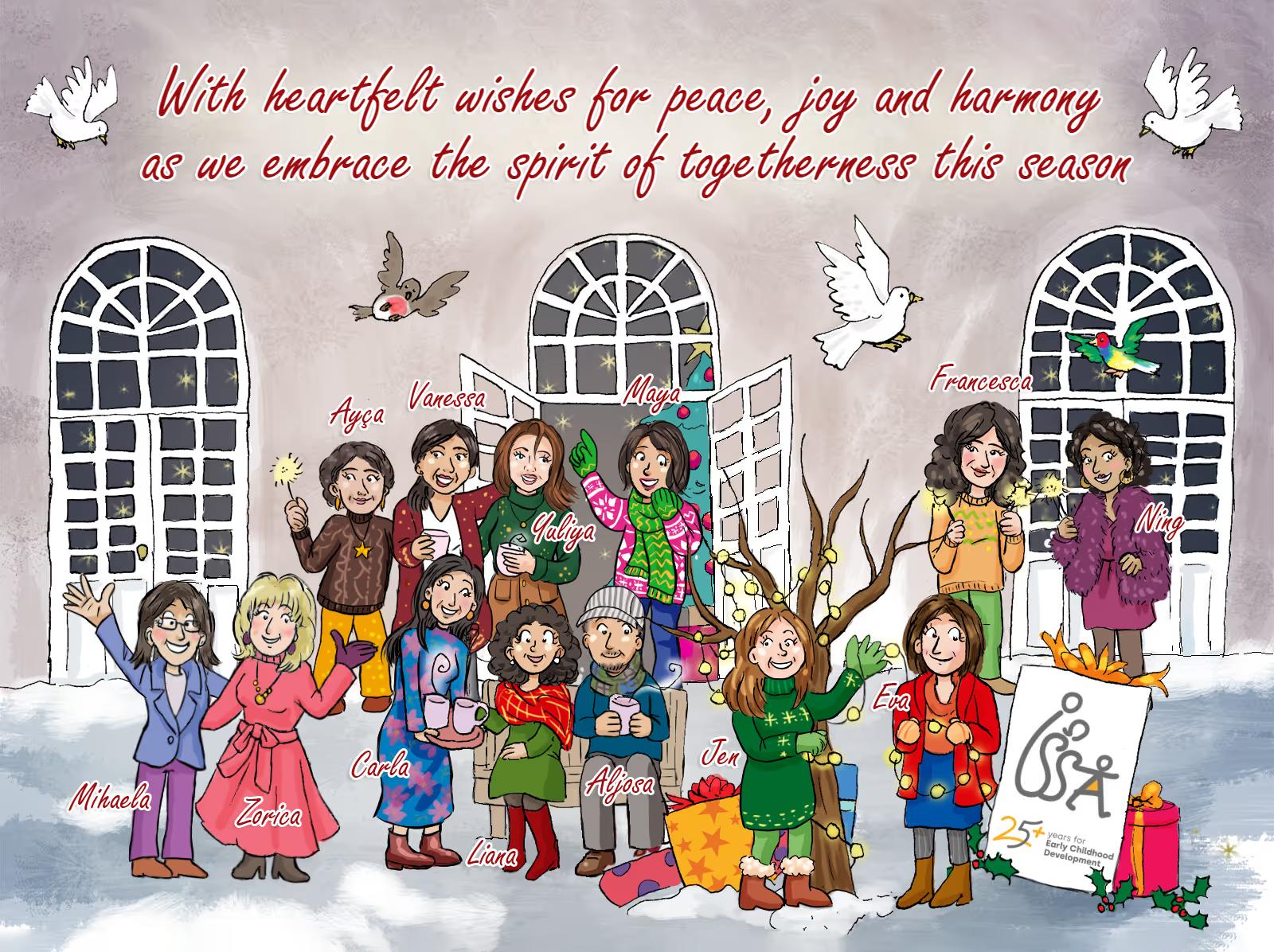 Seasons greetings, best wishes, and many delicious recipes