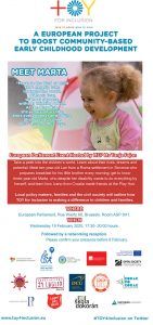 TOY for Inclusion to hold event in the European Parliament