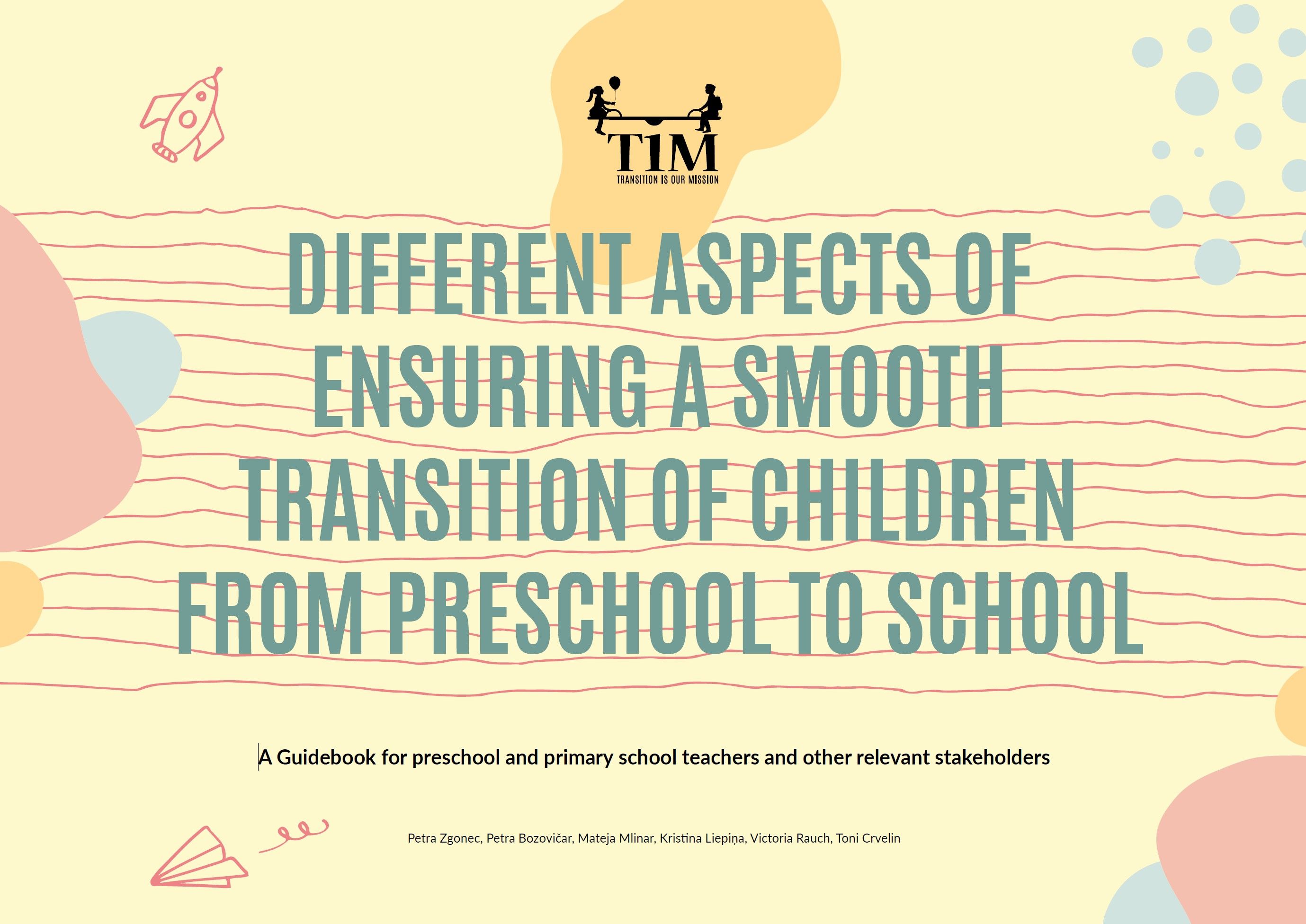 Different aspect of ensuring a smooth transition of children from preschool to school