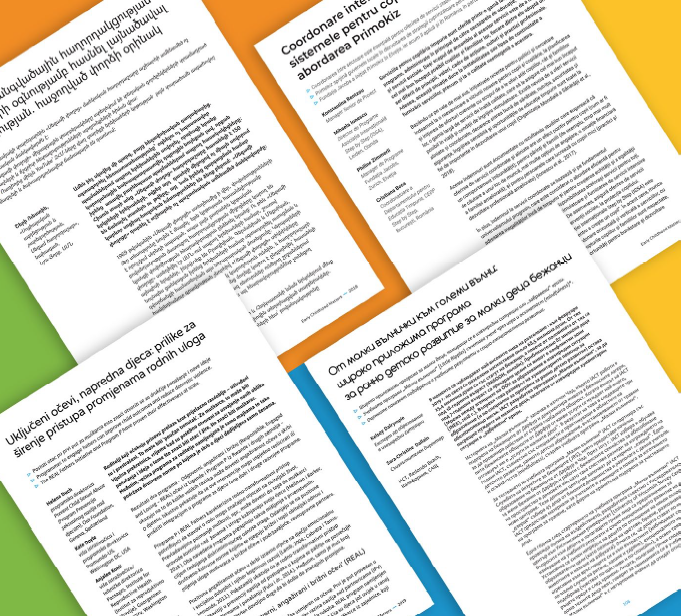 Knowledge in the Hands of Users: Creative Ways of Sharing Early Childhood Matters