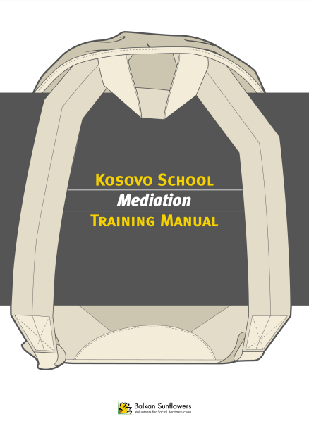 School Mediation Training Manual