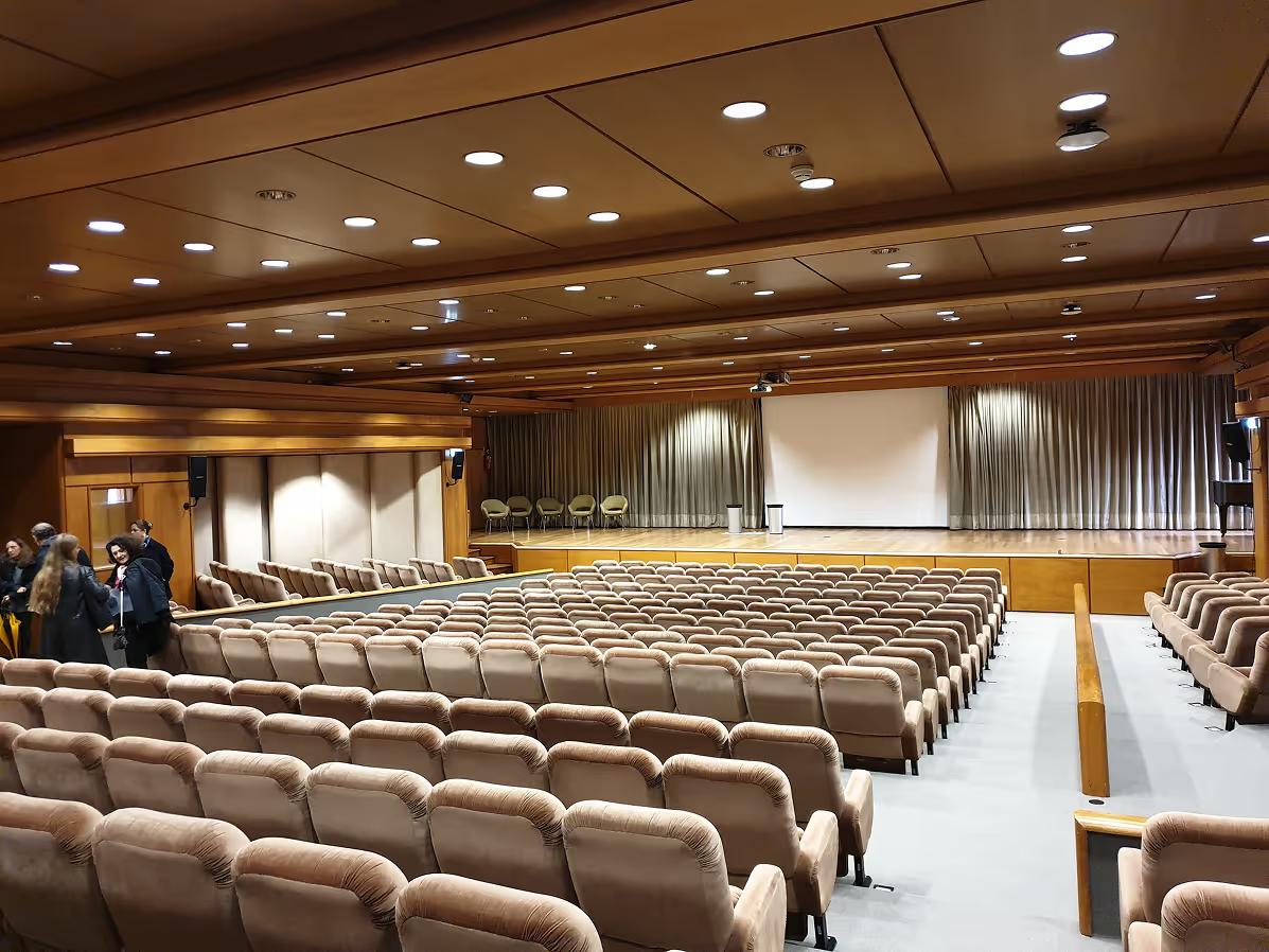 Auditorium at one of the conference venues