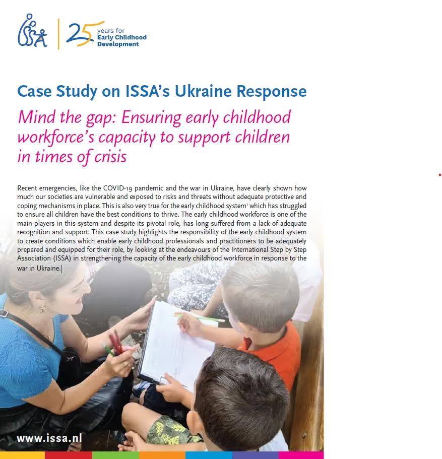 Case Study on ISSA’s Ukraine Response | Mind the gap: Ensuring early childhood workforce’s capacity to support children in times of crisis