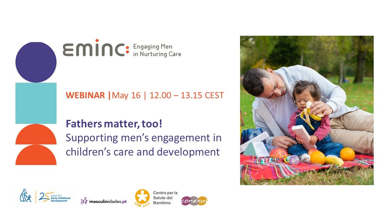 Webinar: Fathers matter, too! Supporting men's engagement in young children's care and development