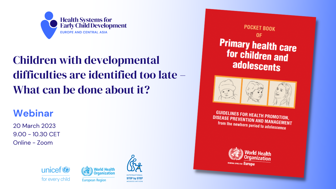 Children with developmental difficulties are identified too late – What can be done about it?