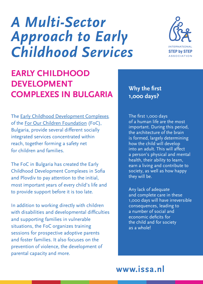 Early Childhood Development Complexes: A multi-sector approach to early