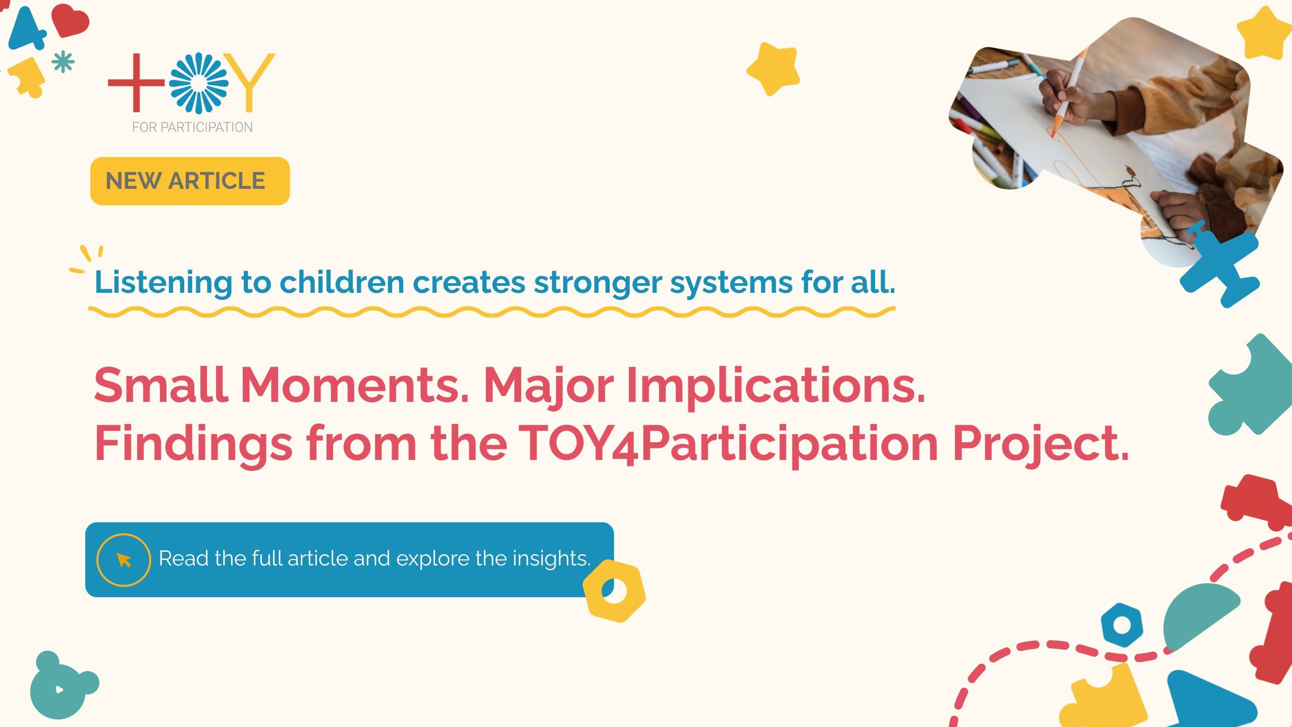 Small Moments. Major Implications. Findings from the TOY4Participation Project