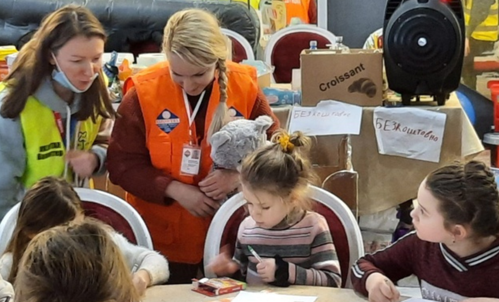 AMURTEL Romania provides psychological first aid to refugee children and parents