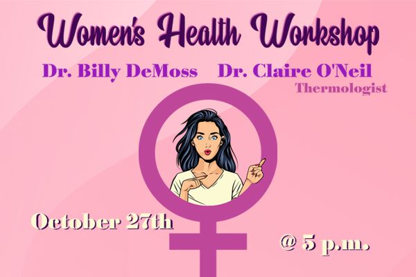 Women's Health Workshop poster, Tuesday 27 October