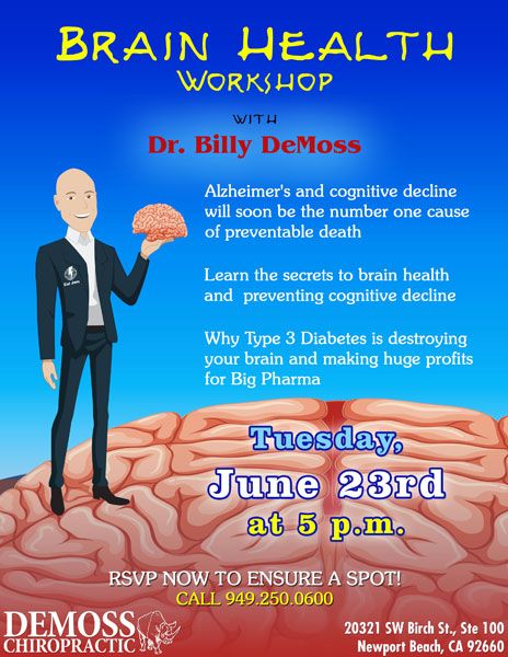 Brain Health Workshop poster, Tuesday 23 June