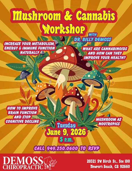 Mushroom & Cannabis Workshop poster, Tuesday 9 June