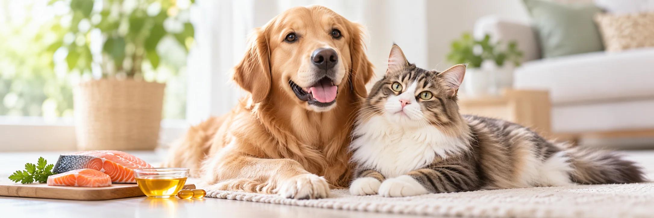 Omega-3 for dogs and cats: benefits for the skin and coat