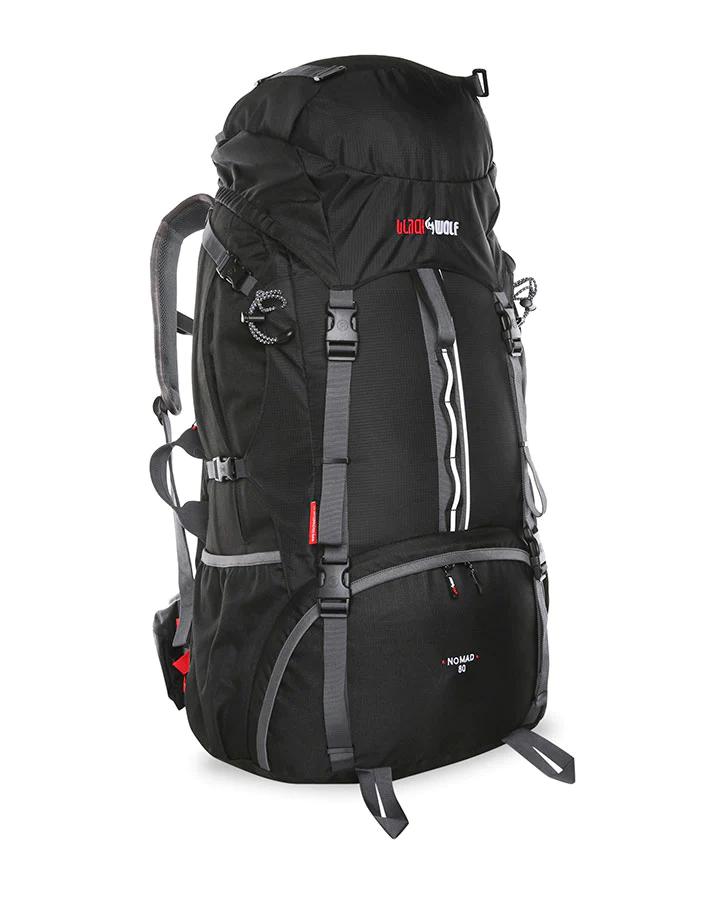 Black Wolf Nomad 80L Travel/Trek Hybrid Backpack