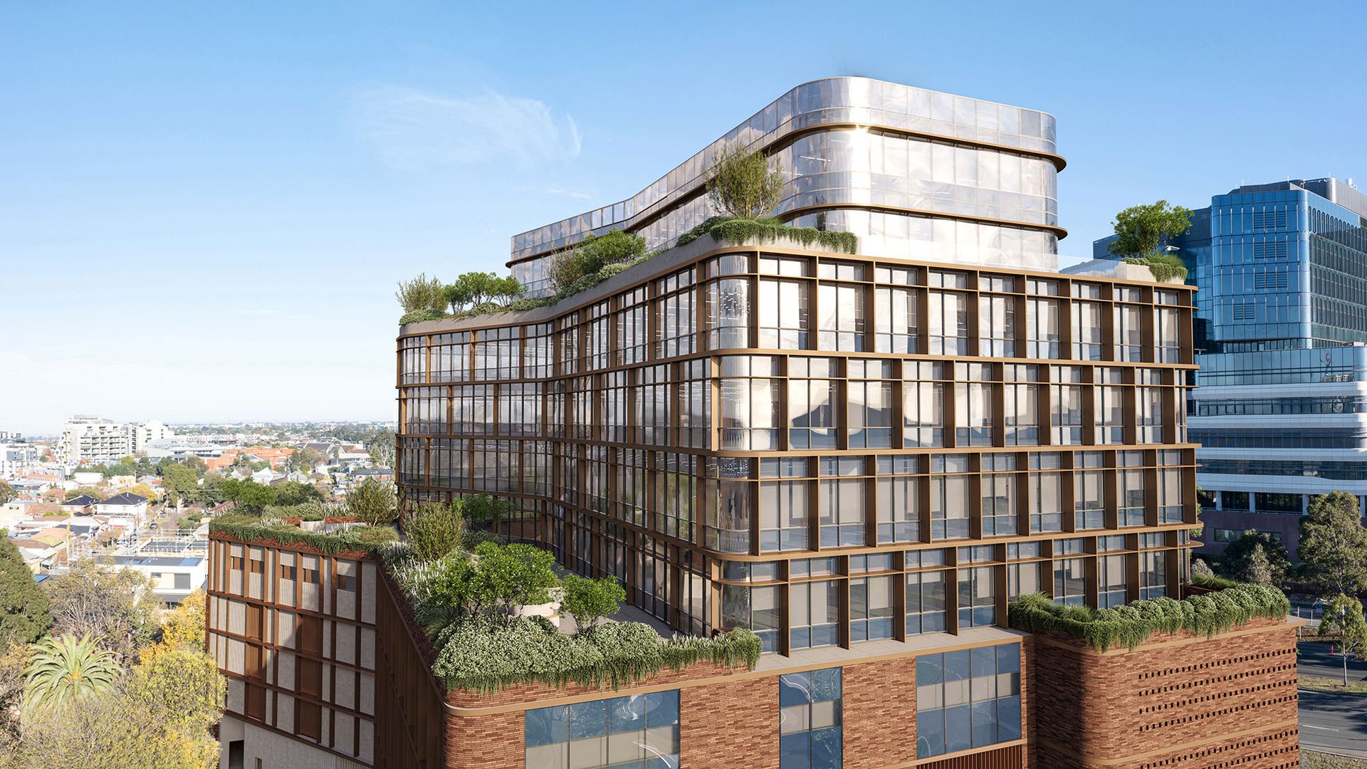 Building exterior render