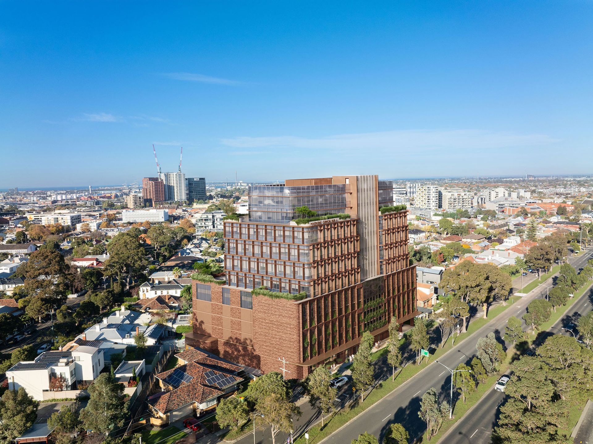Building exterior render