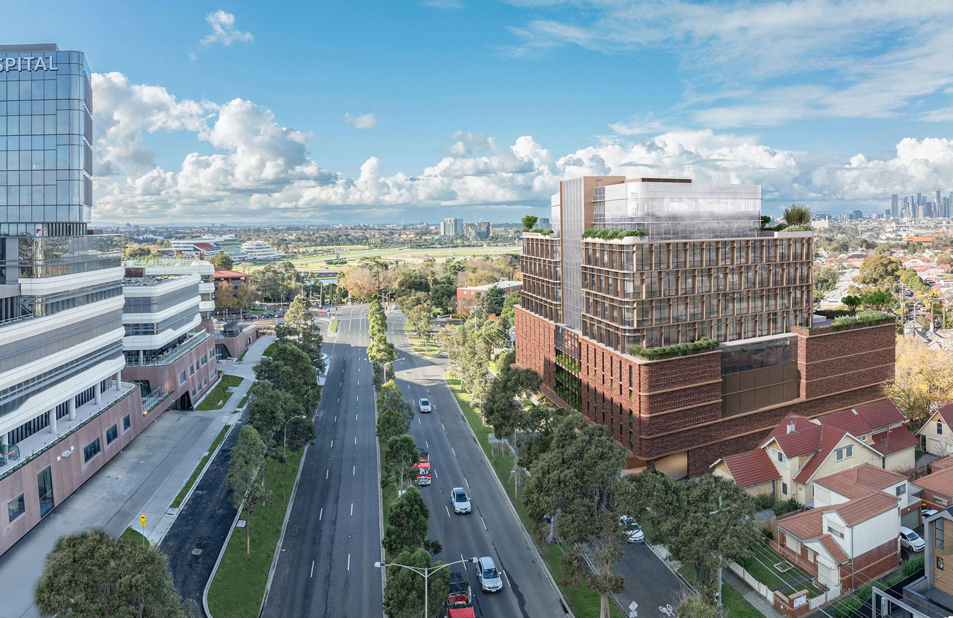 Development of new hospital and clinical hub across the road