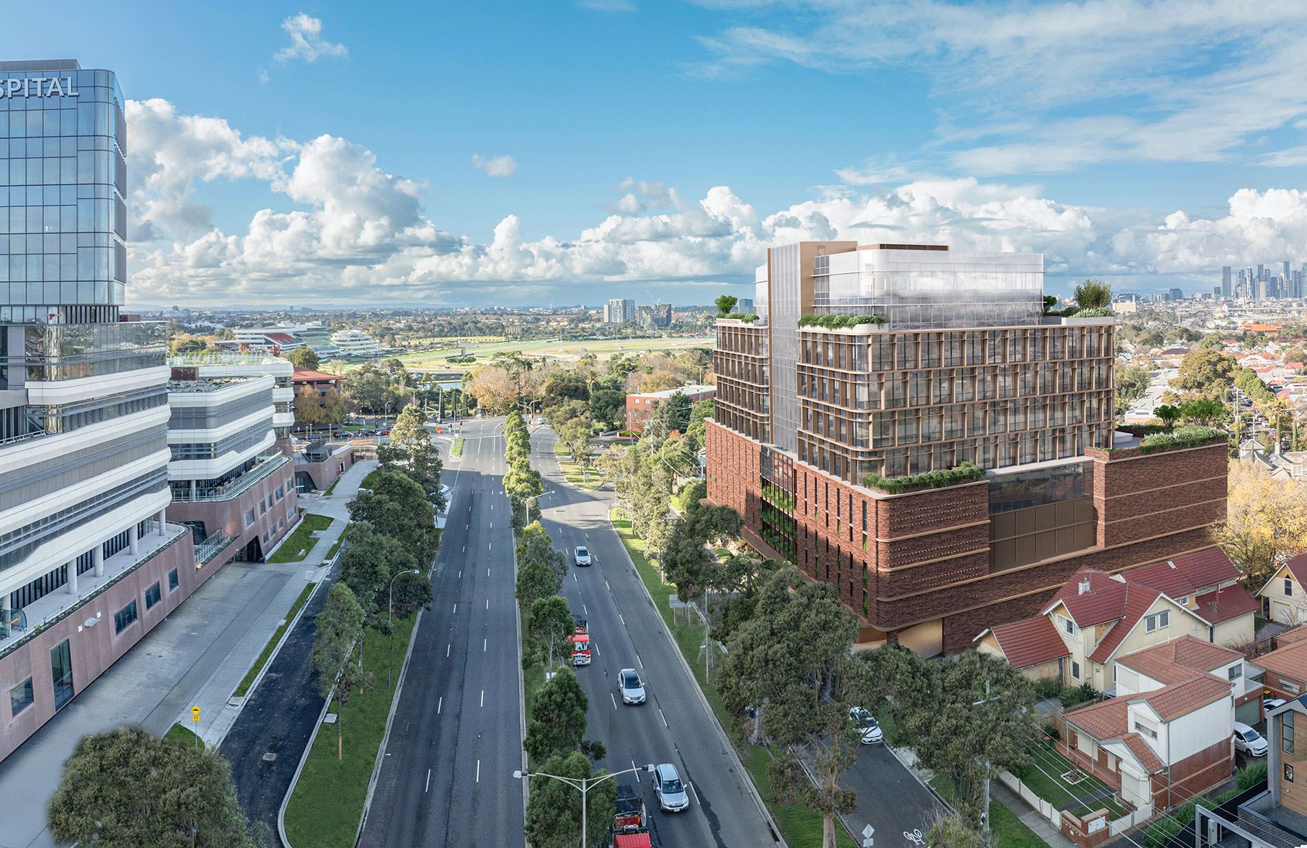 Development of new hospital and clinical hub across the road