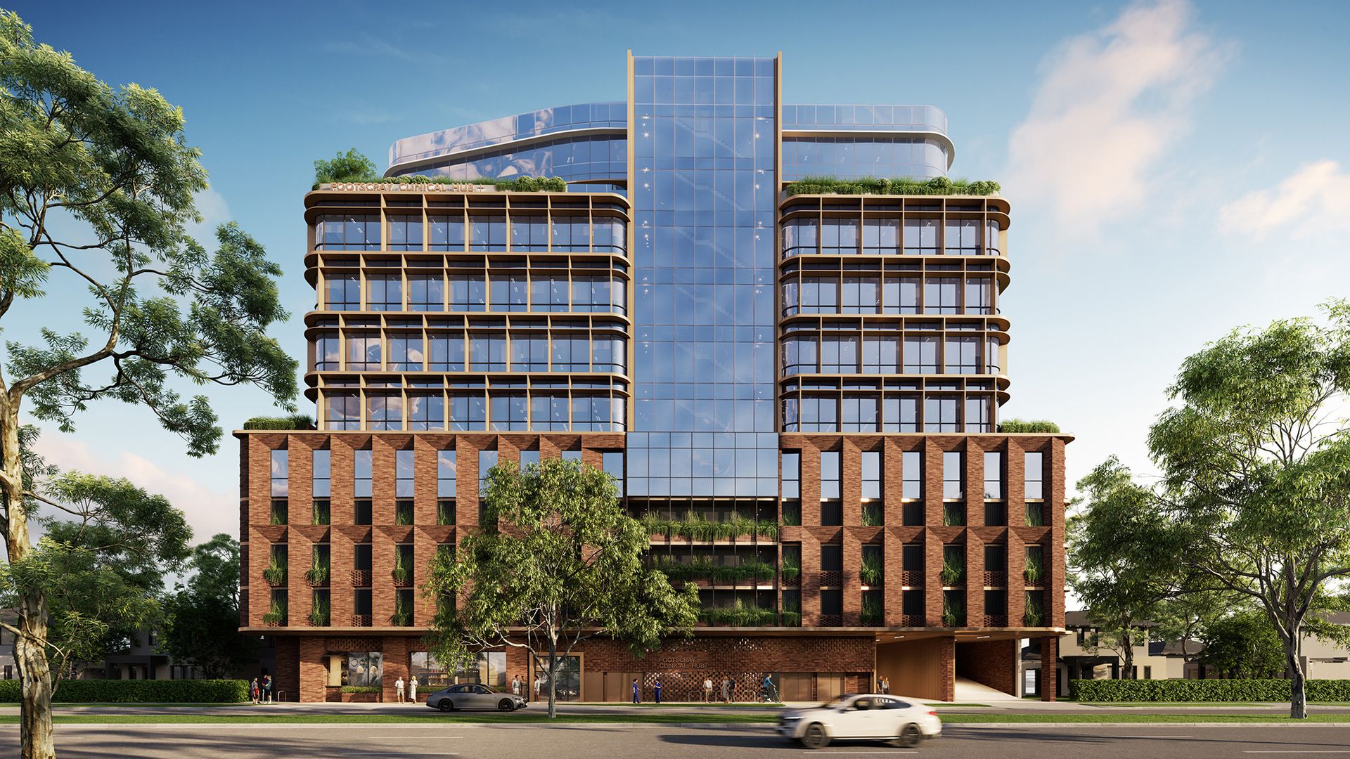 Building exterior render