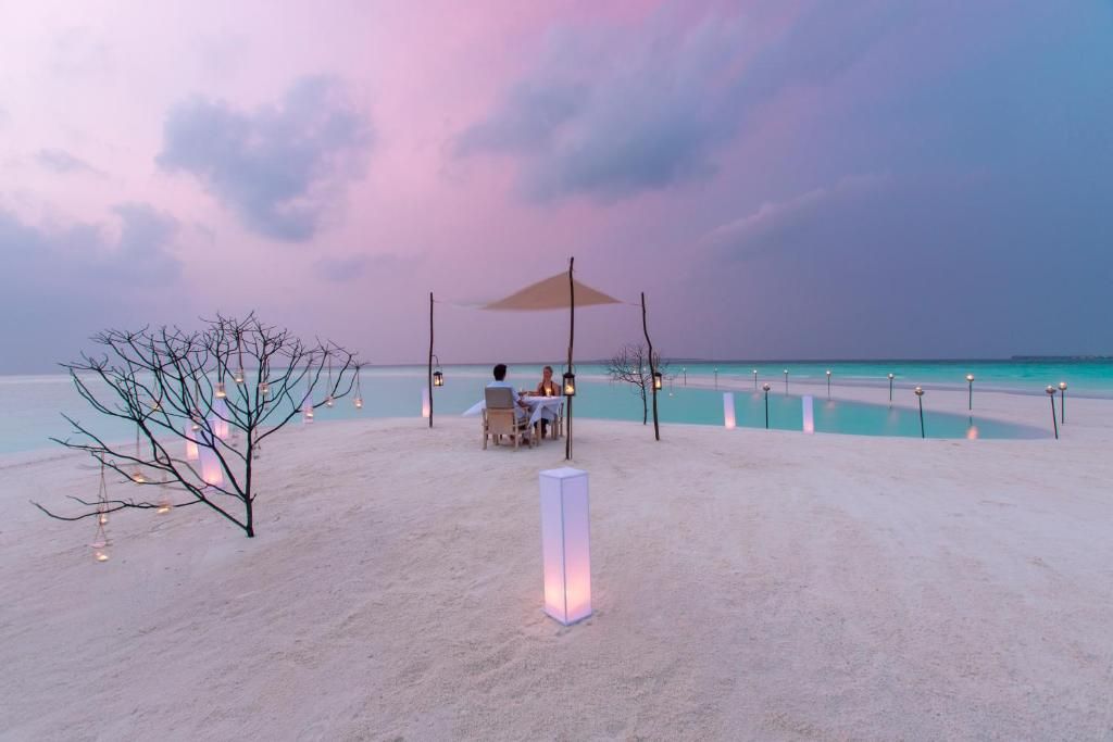 Beach Dining at Milaidhoo Island Resort Maldives